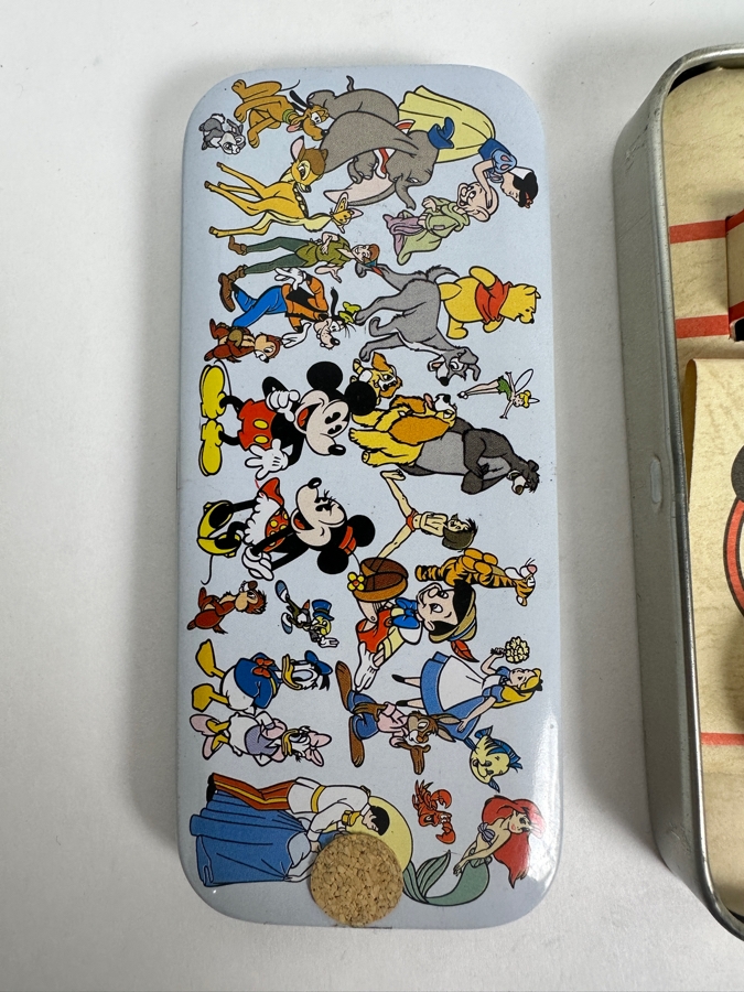 Disney Mickey Mouse Characters Collage Fossil Limited Edition Split Dial Watch With Collector Tin [Photo 4]
