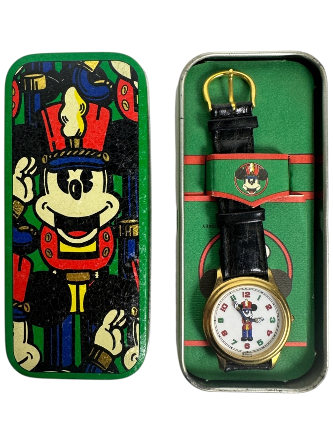 Disney Nutcracker Mickey Mouse Limited Edition Fossil Watch With Collector Tin