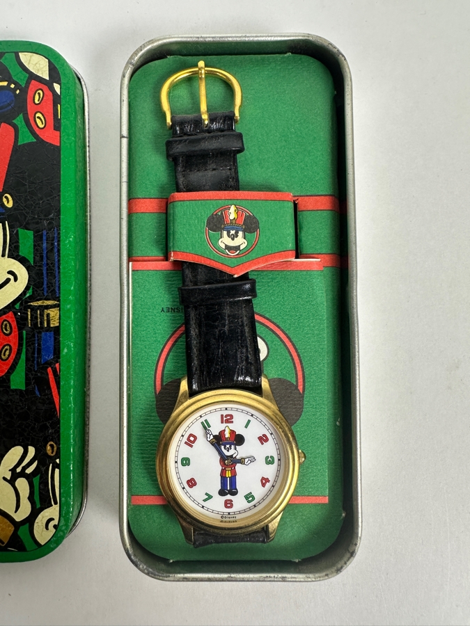 Disney Nutcracker Mickey Mouse Limited Edition Fossil Watch With Collector Tin [Photo 2]