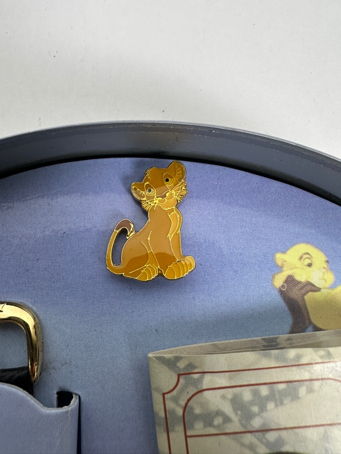 Disney The Lion King Watch Collectors Club Series III Rafiki And Simba Tank Watch With Collector Pin And Film Reel Tin [Photo 4]