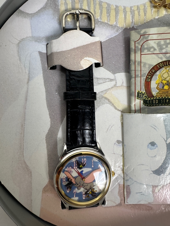 Disney Dumbo Watch Collectors Club Series III Fossil Limited Edition Watch And Pin Set With Film Reel Tin [Photo 3]