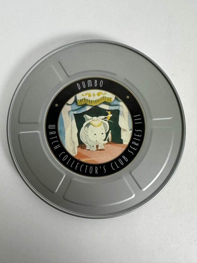 Disney Dumbo Watch Collectors Club Series III Fossil Limited Edition Watch And Pin Set With Film Reel Tin [Photo 6]