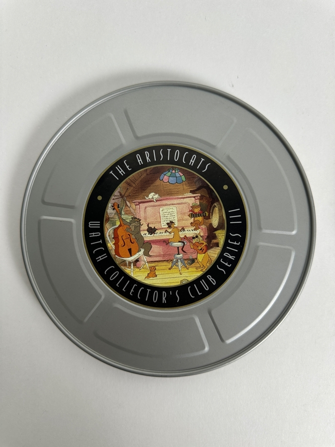 Disney The Aristocats Watch Collectors Club Series III Fossil Limited Edition Watch And Pin Set With Film Reel Tin [Photo 6]