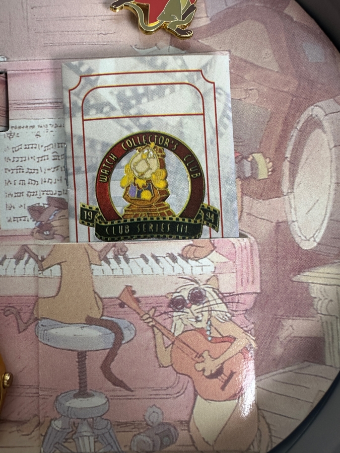Disney The Aristocats Watch Collectors Club Series III Fossil Limited Edition Watch And Pin Set With Film Reel Tin [Photo 4]