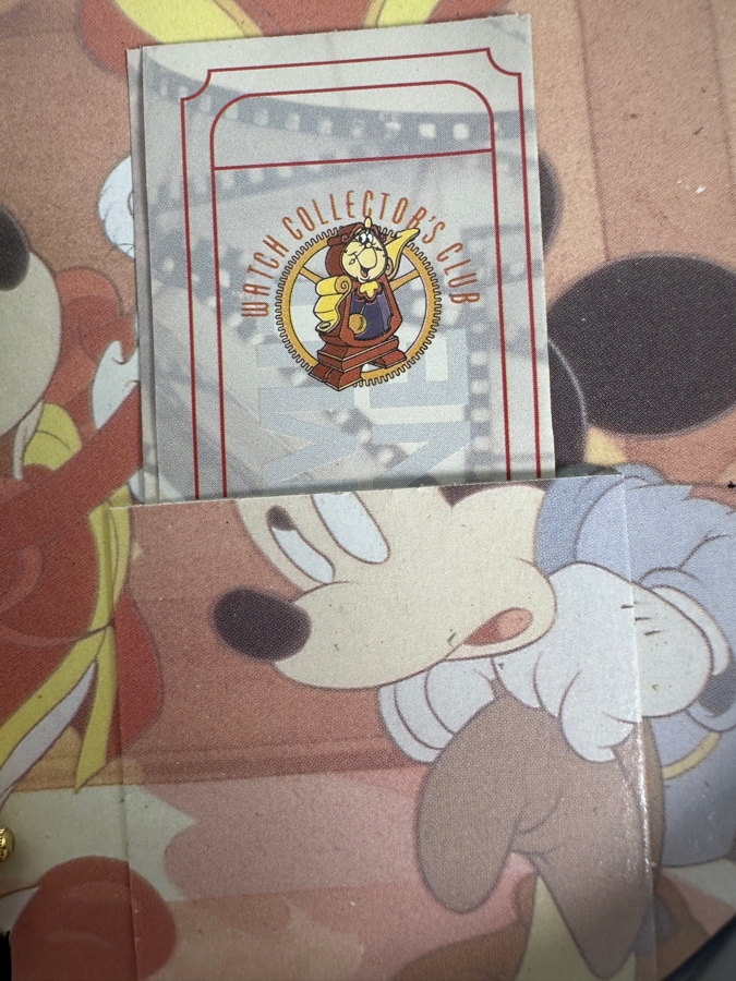 Disney The Prince And The Pauper Watch Collectors Club Series III Fossil Limited Edition Watch And Pin Set With Film Reel Tin [Photo 4]