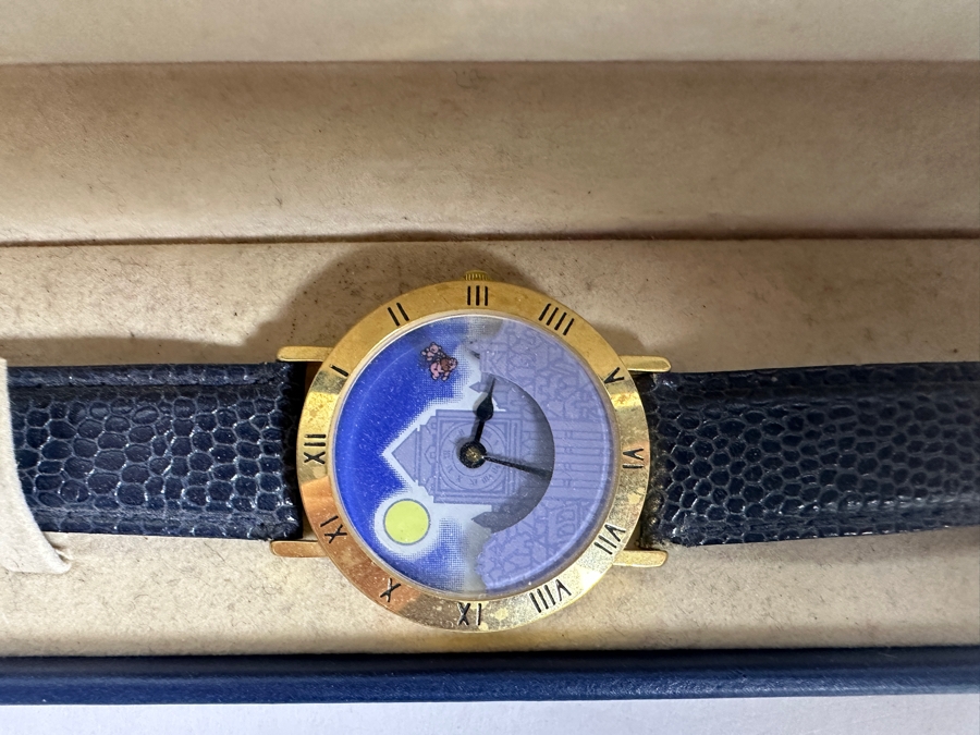 Disney Fantasia Night On Bald Mountain Chernabog Limited Edition Fossil Watch With Original Display Case [Photo 2]
