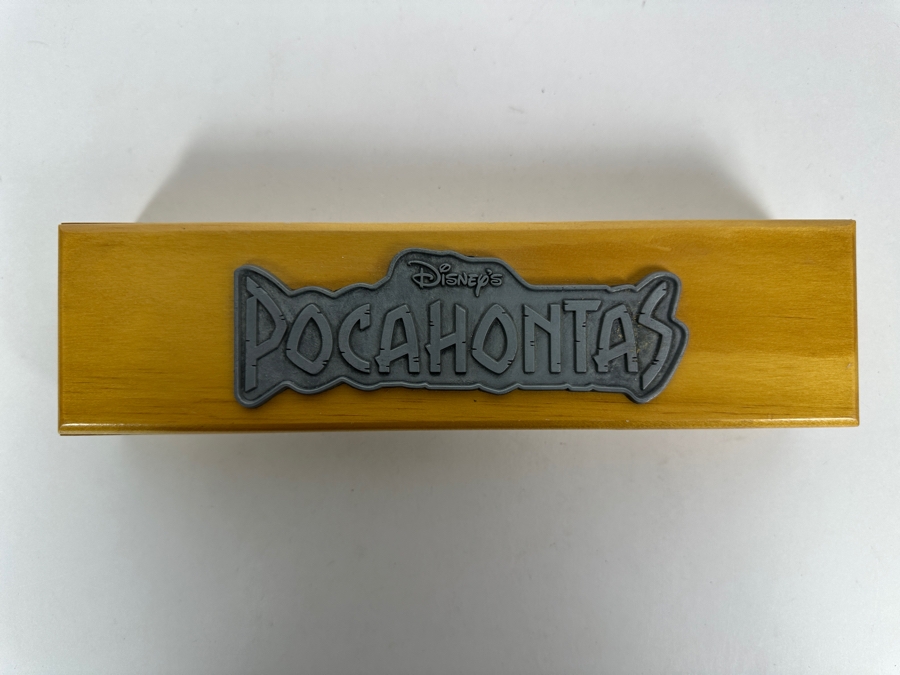 Disney Pocahontas Limited Edition Watch Commemorating The 1995 33rd Animated Film Release With Original Wooden Display Case [Photo 3]