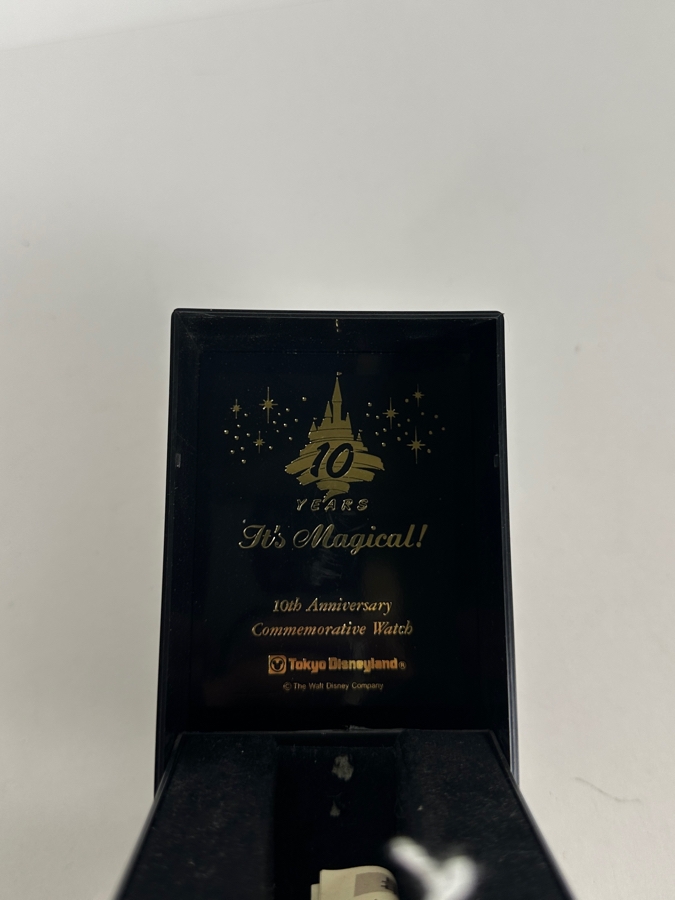 Disney Tokyo Disneyland 10th Anniversary Mickey Mouse Fantasia Magical Watch With Commemorative Display Box [Photo 3]