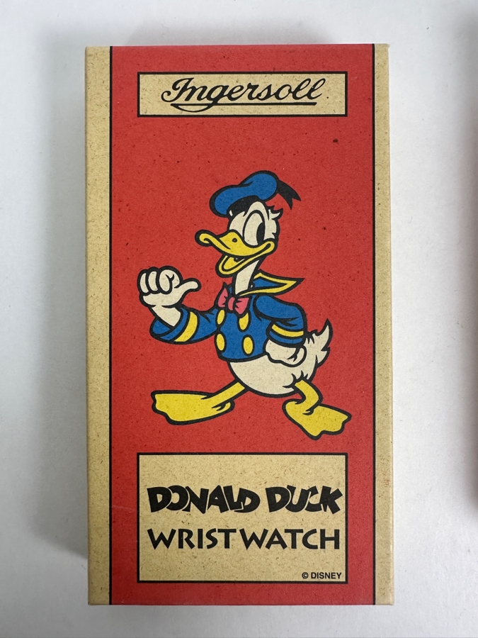 Disney Donald Duck Ingersoll Limited Edition Vintage Style Wristwatch With Commemorative Packaging [Photo 4]