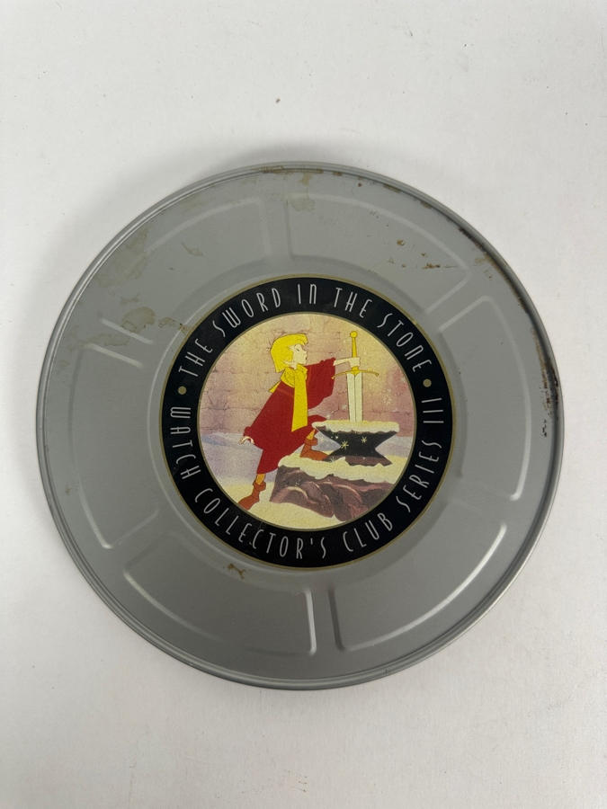 Disney The Sword In The Stone Watch Collectors Club Series III Fossil Limited Edition Watch And Pin Set With Film Reel Tin [Photo 5]