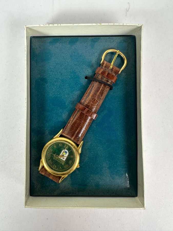 Disney Jiminy Cricket Walt Disney Collectors Society Fossil 1997 Wristwatch With Original Display Box [Photo 2]