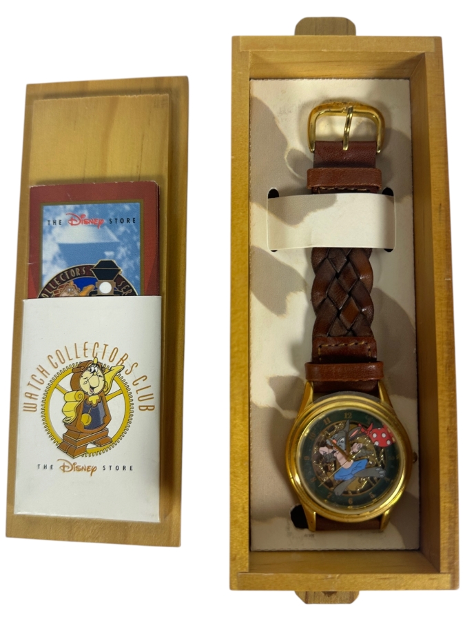 Walt's Train Series 1995 Limited Edition Fossil Watch Featuring Brer Rabbit From Song Of The South Created For The Disney Watch Collector's Club Series IV Limited To 7,500 Pieces