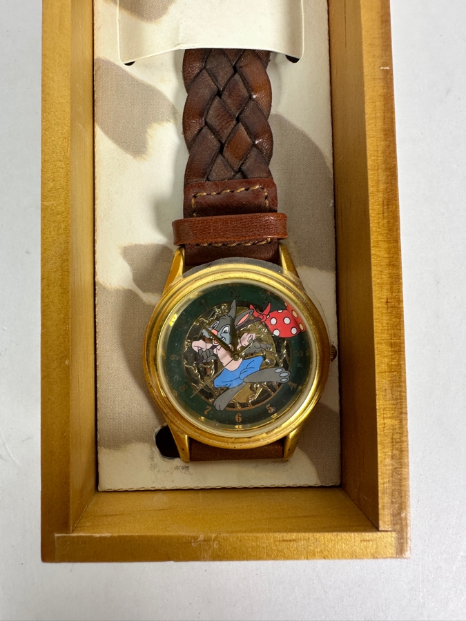 Walt's Train Series 1995 Limited Edition Fossil Watch Featuring Brer Rabbit From Song Of The South Created For The Disney Watch Collector's Club Series IV Limited To 7,500 Pieces [Photo 3]