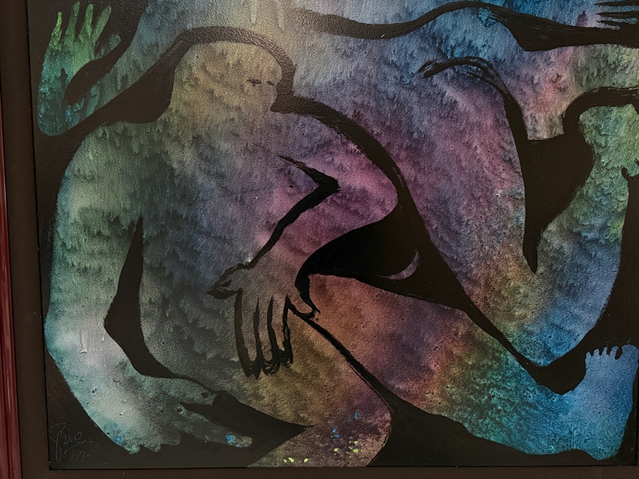 Gerrit Greve (1948-2024, Cardiff by the Sea, CA) Original Acrylic Painting On Board 1987 Signed Lower Left 39.5 X 31.5 Estimate $1,200 - $1,600 [Photo 2]