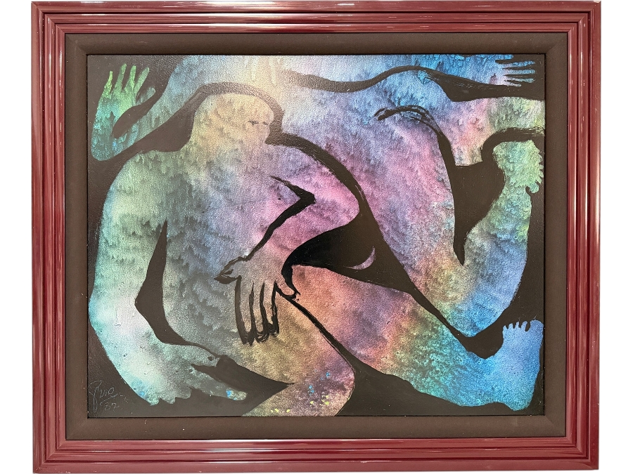 Gerrit Greve (1948-2024, Cardiff by the Sea, CA) Original Acrylic Painting On Board 1987 Signed Lower Left 39.5 X 31.5 Estimate $1,200 - $1,600