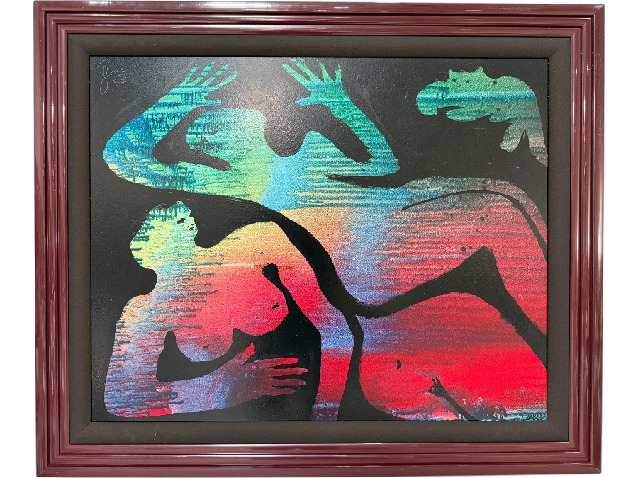 Gerrit Greve (1948-2024, Cardiff by the Sea, CA) Original Acrylic Painting On Board 1987 Signed Upper Left 39.5 X 31.5 Estimate $1,200 - $1,600