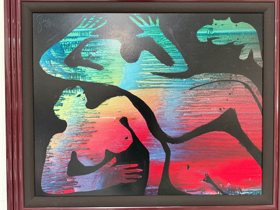 Gerrit Greve (1948-2024, Cardiff by the Sea, CA) Original Acrylic Painting On Board 1987 Signed Upper Left 39.5 X 31.5 Estimate $1,200 - $1,600 [Photo 2]