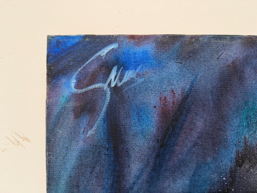 Gerrit Greve (1948-2024, Cardiff by the Sea, CA) Original Acrylic Painting On Canvas Titled 'Gary Hansmann Friend'  Signed Upper Left 36 X 40 Estimate $1,400 - $1,800 [Photo 6]