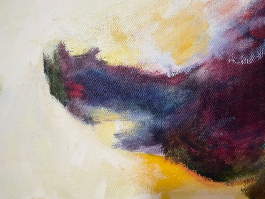 Gerrit Greve (1948-2024, Cardiff by the Sea, CA) Original Acrylic Painting On Canvas Titled 'James S.'  Signed Lower Right 30 X 40 Estimate $1,200 - $1,500 [Photo 4]