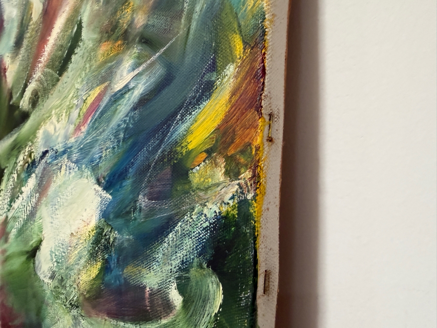 Gerrit Greve (1948-2024, Cardiff by the Sea, CA) Original Acrylic Painting On Canvas Titled 'James S.'  Signed Lower Right 30 X 40 Estimate $1,200 - $1,500 [Photo 5]