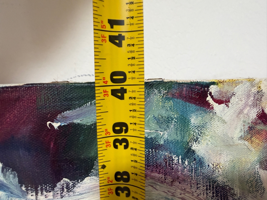 Gerrit Greve (1948-2024, Cardiff by the Sea, CA) Original Acrylic Painting On Canvas Titled 'James S.'  Signed Lower Right 30 X 40 Estimate $1,200 - $1,500 [Photo 9]