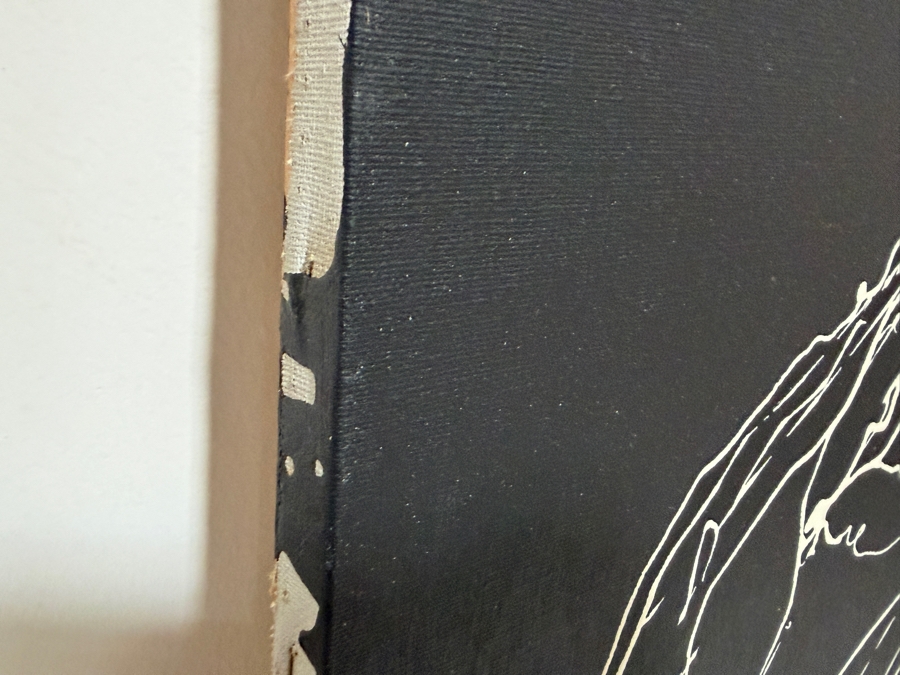 Gerrit Greve (1948-2024, Cardiff by the Sea, CA) Original Acrylic Drip Painting On Canvas  Signed Lower Left 32 X 36 Estimate $1,200 - $1,400 [Photo 6]