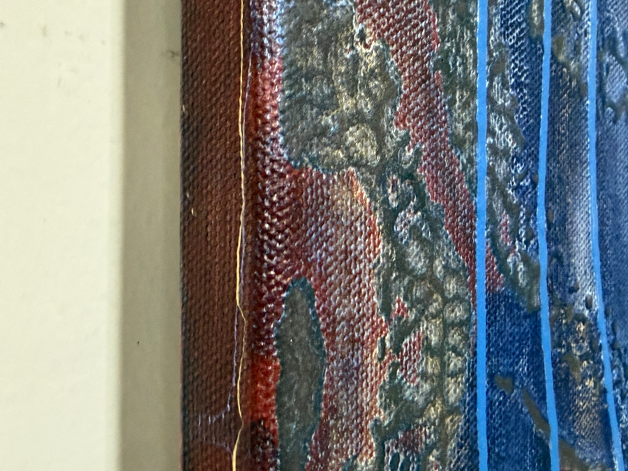 Gerrit Greve (1948-2024, Cardiff by the Sea, CA) Original Acrylic Painting On Canvas Titled 'Journey 120' 2007 Signed Verso 24 X 48 Estimate $1,200 - $1,400 [Photo 5]