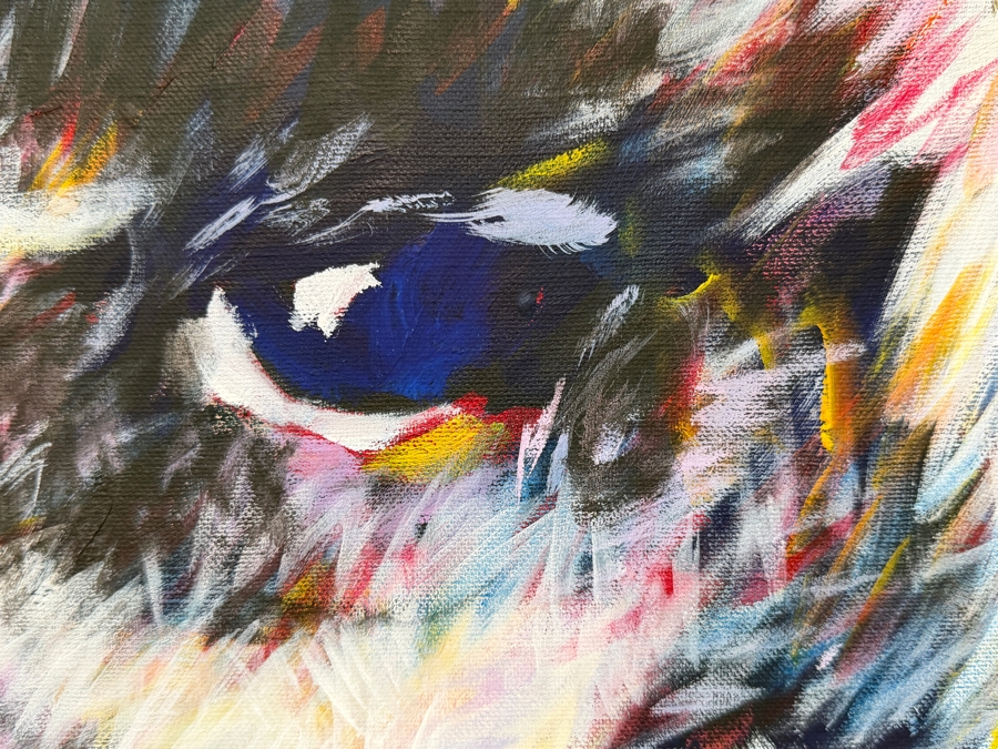 Gerrit Greve (1948-2024, Cardiff by the Sea, CA) Original Acrylic Painting On Canvas Titled 'Verid - Late Impression'  Signed Lower Right 30 X 40 Estimate $1,200 - $1,500 [Photo 4]