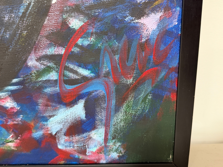 Gerrit Greve (1948-2024, Cardiff by the Sea, CA) Original Acrylic Painting On Canvas Titled 'Verid - Late Impression'  Signed Lower Right 30 X 40 Estimate $1,200 - $1,500 [Photo 5]