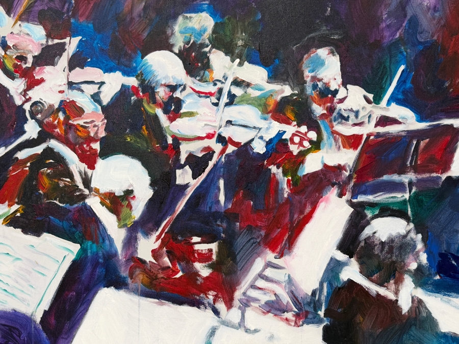 Gerrit Greve (1948-2024, Cardiff by the Sea, CA) Original Acrylic Painting On Canvas  Signed Lower Left 48 X 36 Estimate $1,700 - $2,200 [Photo 2]