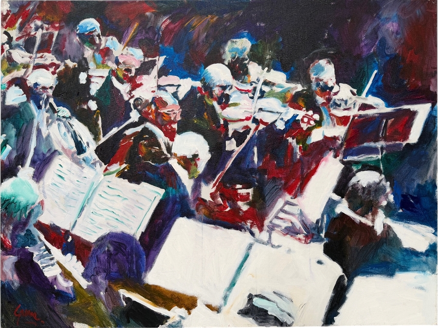 Gerrit Greve (1948-2024, Cardiff by the Sea, CA) Original Acrylic Painting On Canvas  Signed Lower Left 48 X 36 Estimate $1,700 - $2,200