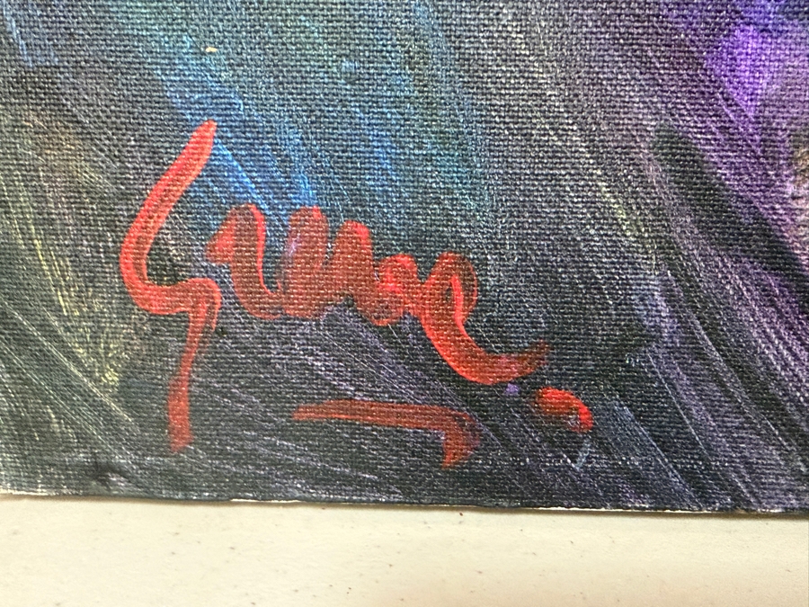 Gerrit Greve (1948-2024, Cardiff by the Sea, CA) Original Acrylic Painting On Canvas  Signed Lower Left 48 X 36 Estimate $1,700 - $2,200 [Photo 5]