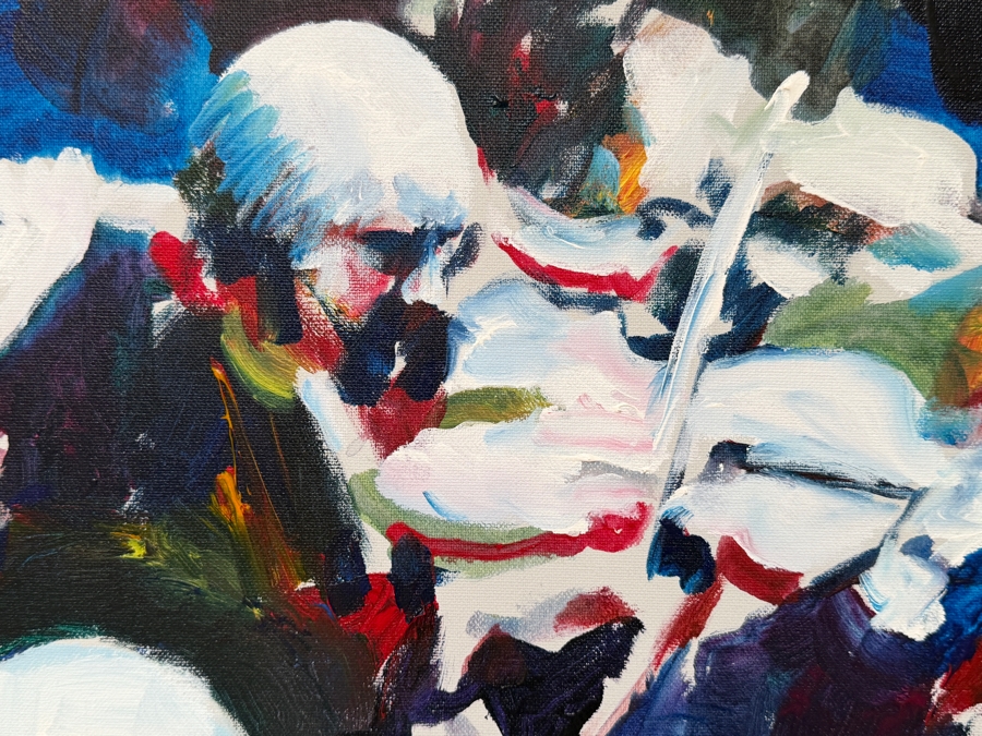 Gerrit Greve (1948-2024, Cardiff by the Sea, CA) Original Acrylic Painting On Canvas  Signed Lower Left 48 X 36 Estimate $1,700 - $2,200 [Photo 3]