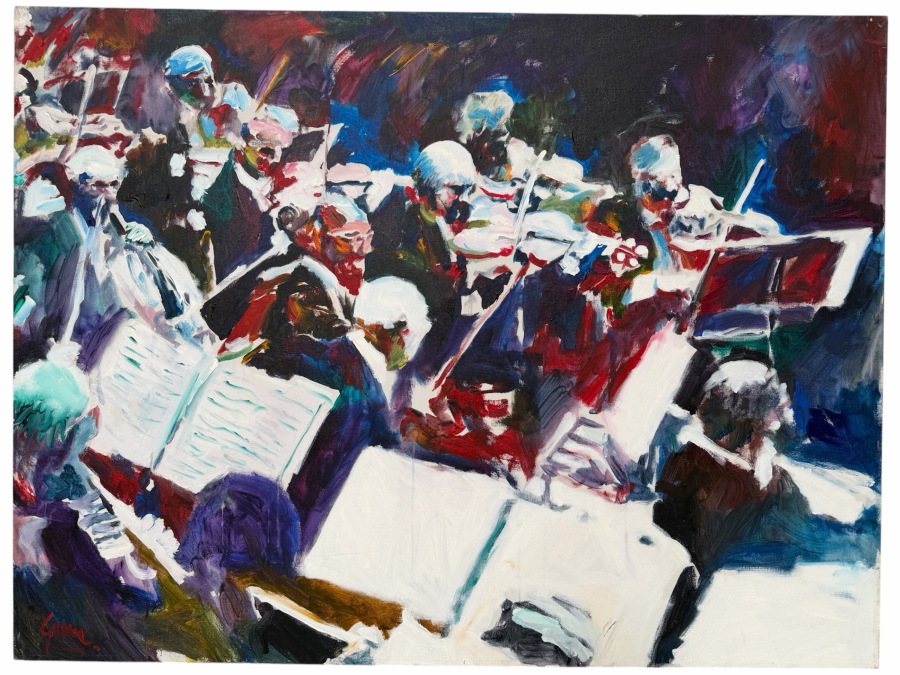 Gerrit Greve (1948-2024, Cardiff by the Sea, CA) Original Acrylic Painting On Canvas  Signed Lower Left 48 X 36 Estimate $1,700 - $2,200 [Photo 10]