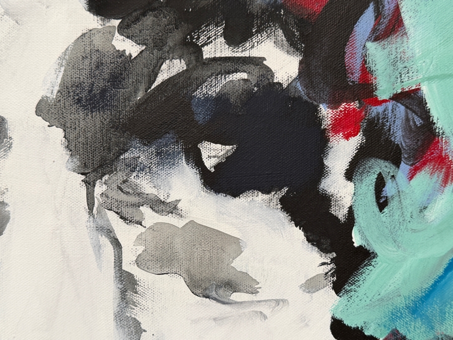 Gerrit Greve (1948-2024, Cardiff by the Sea, CA) Original Acrylic Painting On Canvas Titled 'Verdi Mint'  Signed Lower Right 30 X 40 Estimate $1,200 - $1,500 [Photo 3]