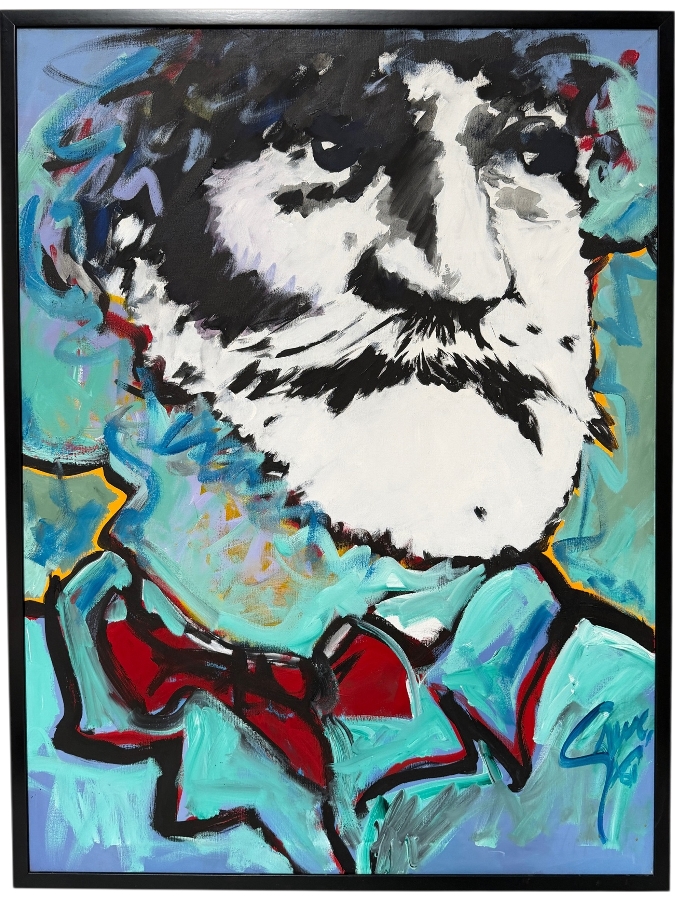 Gerrit Greve (1948-2024, Cardiff by the Sea, CA) Original Acrylic Painting On Canvas Titled 'Verdi Mint'  Signed Lower Right 30 X 40 Estimate $1,200 - $1,500