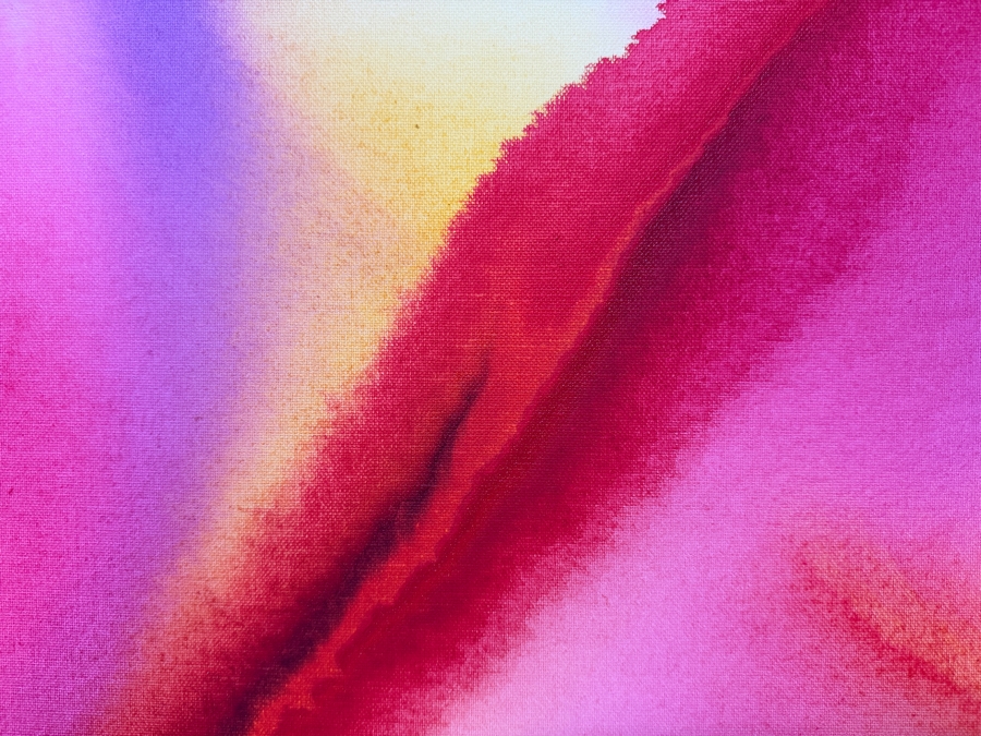 Gerrit Greve (1948-2024, Cardiff by the Sea, CA) Original Acrylic Painting On Canvas Titled 'Flowers' 2020 Signed Verso 30 X 40 Estimate $1,200 - $1,500 [Photo 3]