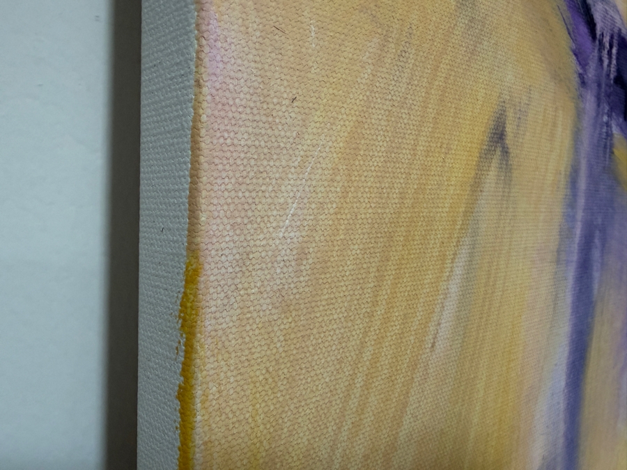 Gerrit Greve (1948-2024, Cardiff by the Sea, CA) Original Acrylic Painting On Canvas Titled 'Ships' 2023 Signed Verso 30 X 40 Estimate $1,200 - $1,500 [Photo 5]