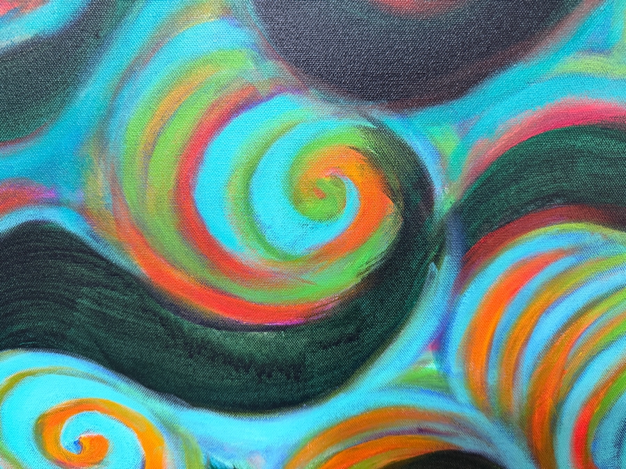 Gerrit Greve (1948-2024, Cardiff by the Sea, CA) Original Acrylic Painting On Canvas 2014 Signed Verso 40 X 30 Estimate $1,200 - $1,500 [Photo 2]