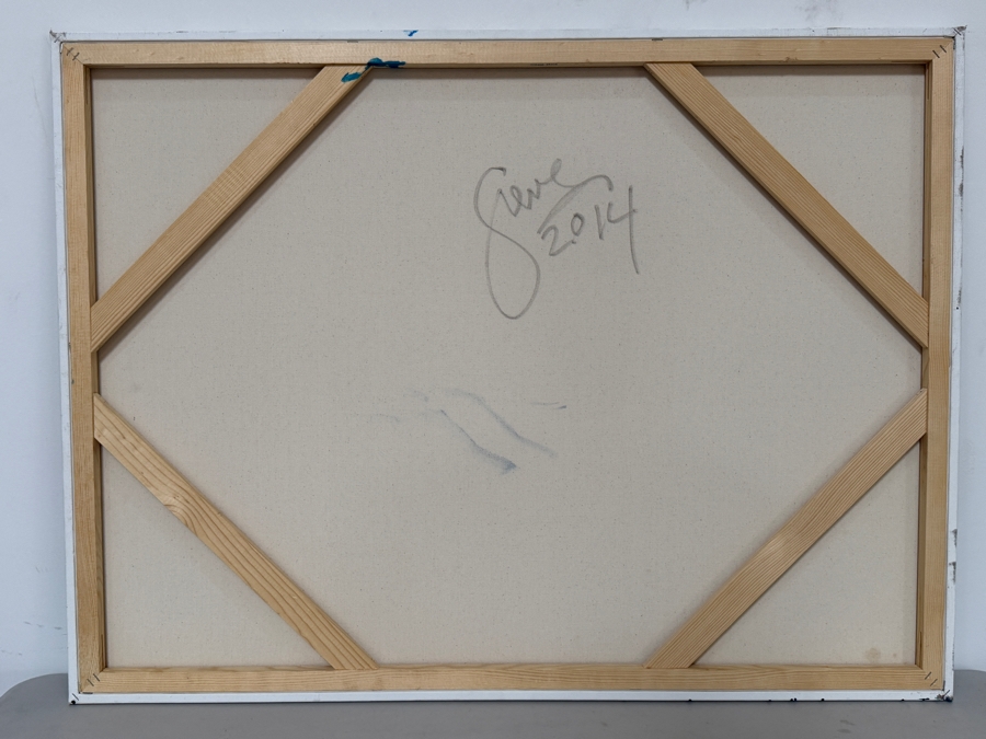 Gerrit Greve (1948-2024, Cardiff by the Sea, CA) Original Acrylic Painting On Canvas 2014 Signed Verso 40 X 30 Estimate $1,200 - $1,500 [Photo 5]