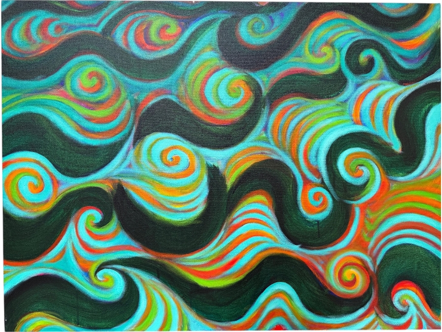 Gerrit Greve (1948-2024, Cardiff by the Sea, CA) Original Acrylic Painting On Canvas 2014 Signed Verso 40 X 30 Estimate $1,200 - $1,500