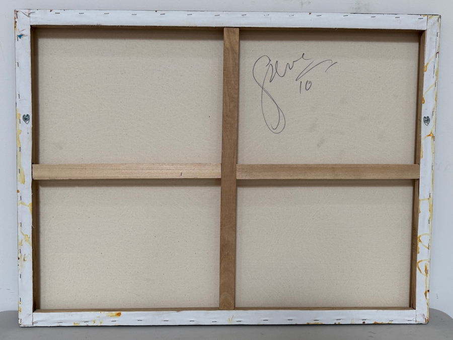 Gerrit Greve (1948-2024, Cardiff by the Sea, CA) Original Acrylic Painting On Canvas 2010 Signed Verso 40 X 30 Estimate $1,200 - $1,500 [Photo 5]