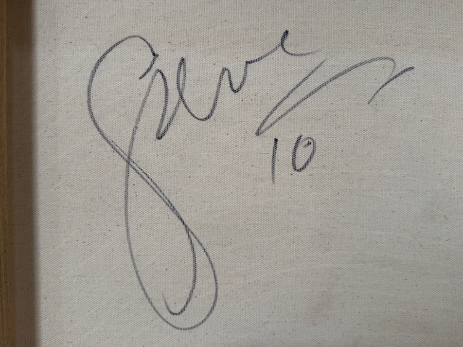 Gerrit Greve (1948-2024, Cardiff by the Sea, CA) Original Acrylic Painting On Canvas 2010 Signed Verso 40 X 30 Estimate $1,200 - $1,500 [Photo 6]