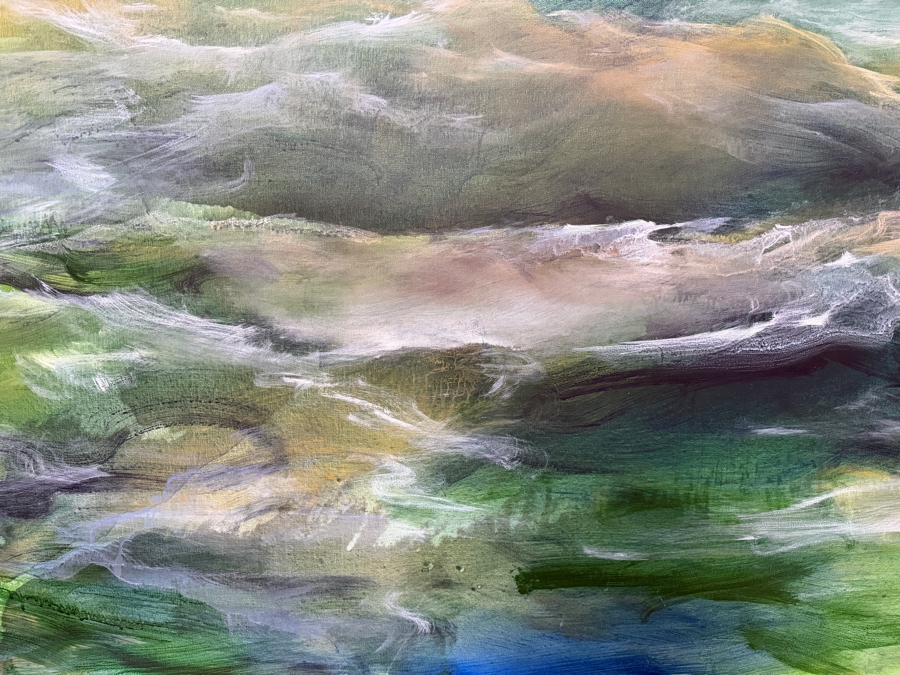 Gerrit Greve (1948-2024, Cardiff by the Sea, CA) Original Acrylic Painting On Canvas 2013 Signed Verso 72 X 48 Estimate $3,500 - $4,300 [Photo 2]