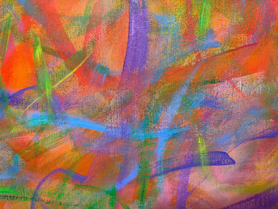 Gerrit Greve (1948-2024, Cardiff by the Sea, CA) Original Acrylic Painting On Canvas  Signed Verso 60 X 44 Estimate $2,600 - $3,300 [Photo 2]