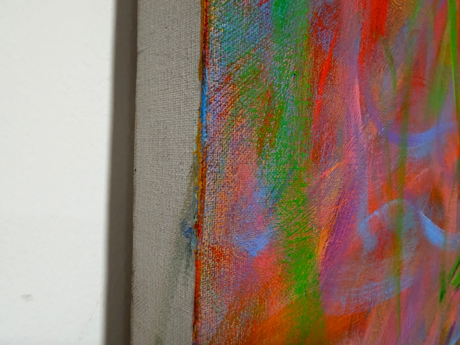 Gerrit Greve (1948-2024, Cardiff by the Sea, CA) Original Acrylic Painting On Canvas  Signed Verso 60 X 44 Estimate $2,600 - $3,300 [Photo 4]