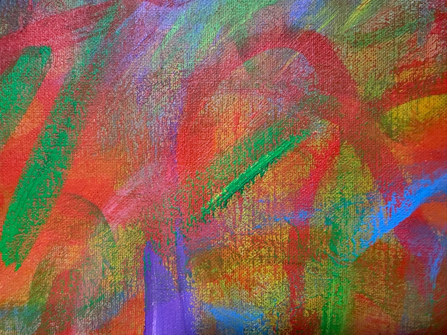 Gerrit Greve (1948-2024, Cardiff by the Sea, CA) Original Acrylic Painting On Canvas  Signed Verso 60 X 44 Estimate $2,600 - $3,300 [Photo 3]