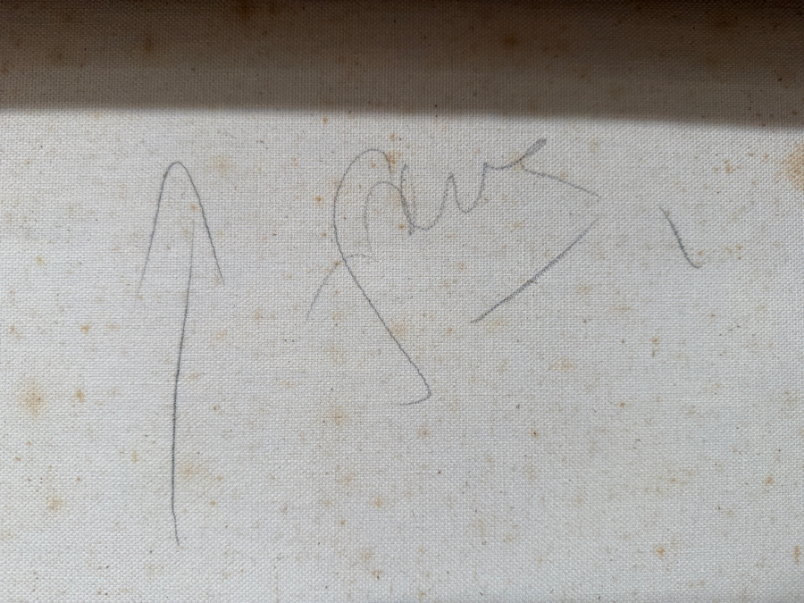 Gerrit Greve (1948-2024, Cardiff by the Sea, CA) Original Acrylic Painting On Canvas  Signed Verso 60 X 44 Estimate $2,600 - $3,300 [Photo 6]