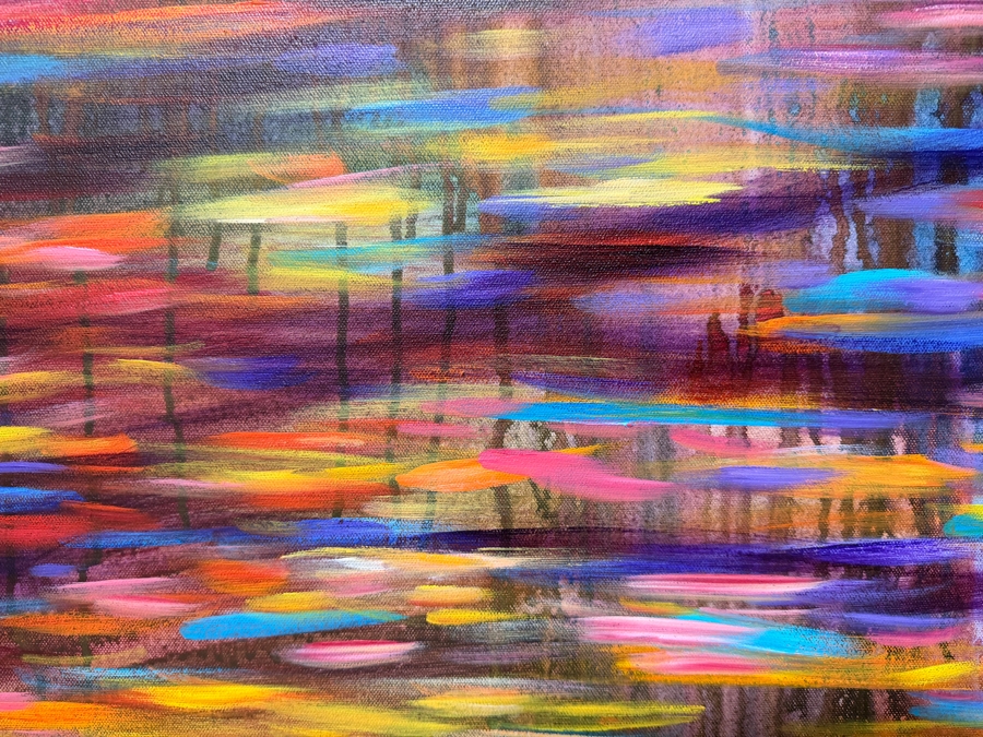 Gerrit Greve (1948-2024, Cardiff by the Sea, CA) Original Acrylic Painting On Canvas  Signed Verso 48 X 60 Estimate $2,900 - $3,600 [Photo 2]