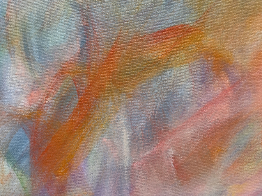 Gerrit Greve (1948-2024, Cardiff by the Sea, CA) Original Acrylic Painting On Canvas Titled 'The Unmaking 5' 2018 Signed Lower Right And Verso 48 X 48 Estimate $2,300 - $2,900 [Photo 2]